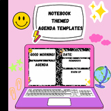 Notebook Themed Agenda Templates