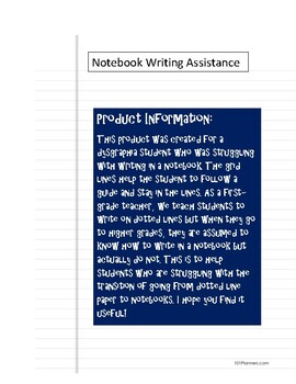 Preview of Notebook Writing Assistance