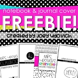 Notebook and Journal Cover FREEBIE!