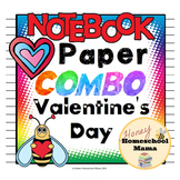 Notebooking Paper - Valentine's Day Combo 2 sets for all writers!