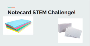 Preview of Notecard STEM Challenge