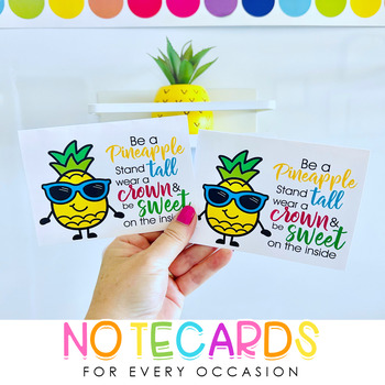 Preview of Notecards For Any Occasion - Editable Notecards for Teachers, Parents, & Student