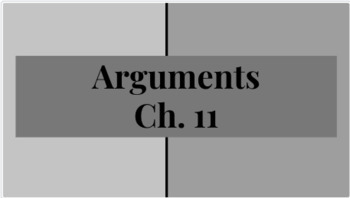 Preview of Notes: Argument Analysis [CCSS.ELA.R.2-9, CCSS.ELA.W.1] (EDITABLE)