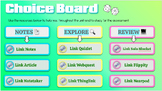 Notes, Explore, Review Differentiated Choice Board for any