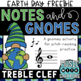 Notes & Gnomes - Treble Clef {Earth Day Theme} - FREE!