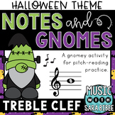 Notes & Gnomes - Treble Clef {Halloween Theme}