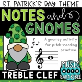 Notes & Gnomes - Treble Clef {St. Patrick's Day Theme}