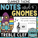 Notes & Gnomes - Treble Clef {Summer Theme}