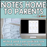 Notes Home to Parents - Parent & Guardian Communication fo