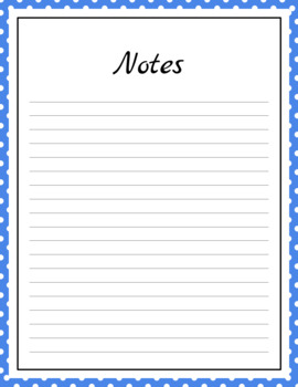 Notes Paper by Online knowledge resources | TPT