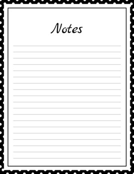 Notes Paper by Online knowledge resources | TPT