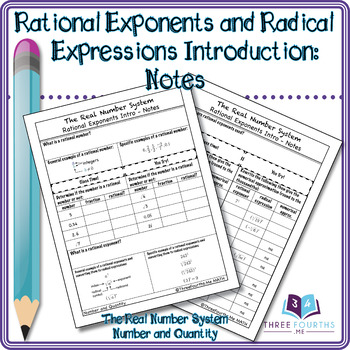 Preview of Notes: Rational Exponents and Radical Expressions Introduction