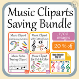 Notes & Symbols Clipart for Music Teachers | Bundle