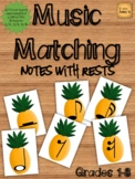 Music Matching: Notes With Rests