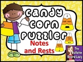 Notes and Rests Candy Corn Puzzles