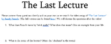Randy Pausch's "Last Lecture" & ALS WebQuest (Intro to Tue