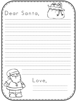 Notes for Santa by Phenomenal First Grade | TPT