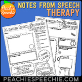 Notes from Speech Therapy - Keep Parents Informed