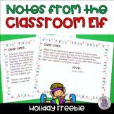 Notes from the Classroom Elf | Elf Letters to Students | D