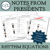 Notes from the Presidents: President's Day Rhythm Activity