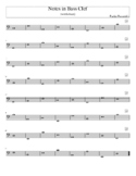 Notes in Bass Clef (worksheet)