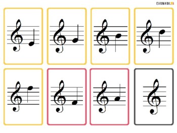 FREE! - 👉 Music Notes Posters, Flash Cards