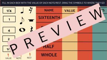 Preview of Notes versus Rests