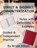 Characterization Note Taking PowerPoint with Guided & Inde