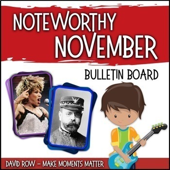 Preview of Noteworthy November -- Music Bulletin Board Set