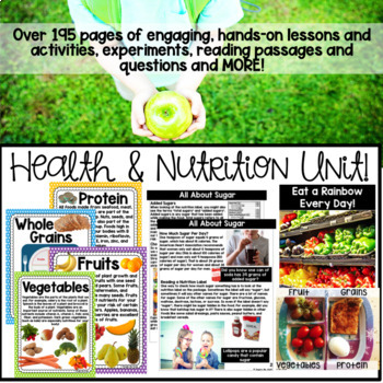 Preview of Health and Nutrition Bundle: Lessons, Experiments, and Activities
