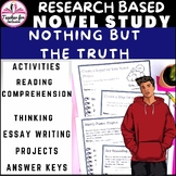 Nothing But The Truth Avi Novel Study Curriculum Lessons -