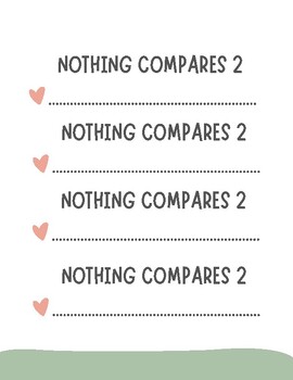 Preview of Nothing Compares 2 ...  Organizer. Brainstorm. Preferences. Getting To Know Free