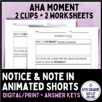 aha moments notice and note chapter pdf