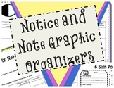 Notice & Note: Sign Post Graphic Organizers