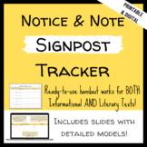 Notice & Note: Literary and Informational Text Signpost Tr