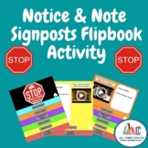 Notice & Note Signpost Flipbook Activity