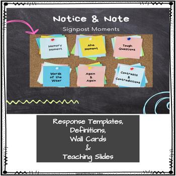 Preview of Notice & Note Signpost Moments: Templates & Definitions, Posters, Resources