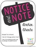 Notice and Note: Anchor Charts