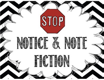 Preview of Notice and Note Fiction & Nonfiction Posters
