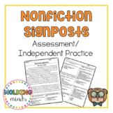Notice and Note Nonfiction Signposts Assessment/ Independe