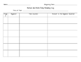 Notice and Note Signpost Student Reading Log