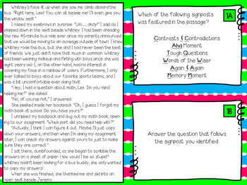 Notice and Note Signposts: FREE Posters and Task Cards by Deb Hanson