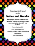 Notice and Wonder Activites for Geometry Logic