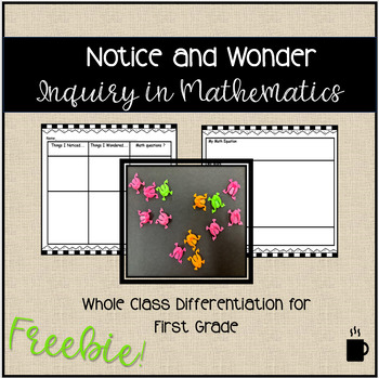 Preview of Notice and Wonder: Differentiated Math Talk
