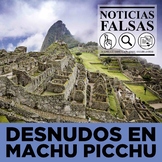 Noticias falsas: Desnudos en Machu Picchu