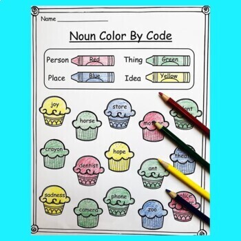 Noun Worksheets: Person, Place, Thing or Idea | TpT