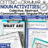 Concrete and Abstract Noun Worksheets Proper Nouns Irregul