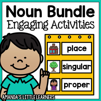 Preview of Noun Activity Bundle - Person, Place, Thing, Singular, Plural