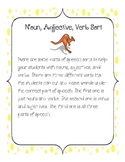 Noun, Adjective, Verb Sort Parts of Speech