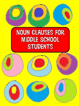Preview of Noun Clauses for Middle School Students by Dianne Watson
